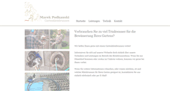 Desktop Screenshot of podkanski-brunnenbau.de